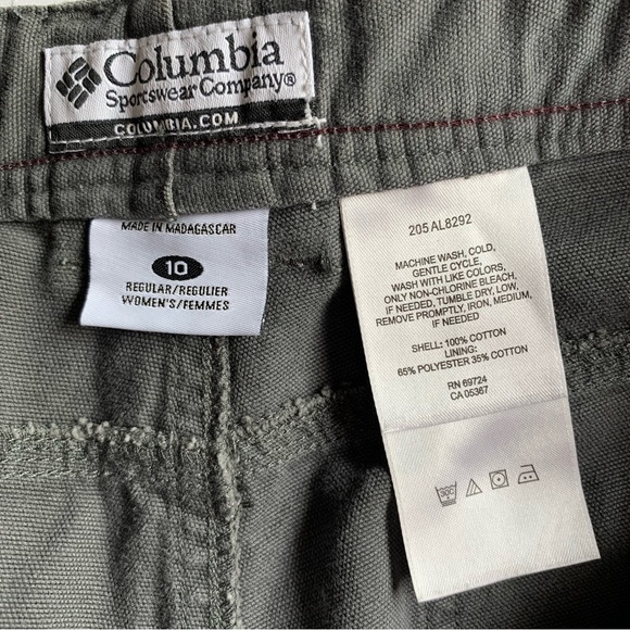 Women's Grey Columbia Pants Size 10 - Picture 3 of 6